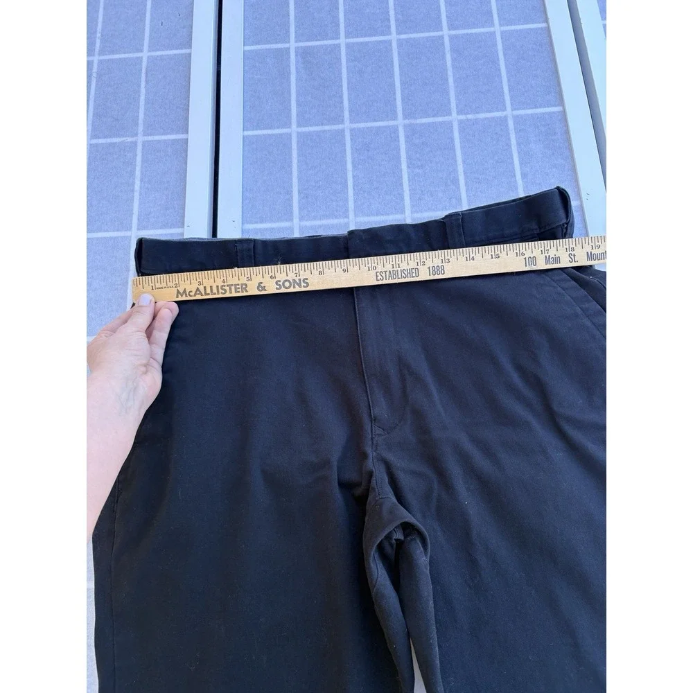 Duluth Class‎ Act Relaxed Fit Wrinkle Fighter Stretch Blk Chino Pants Mens 38x30